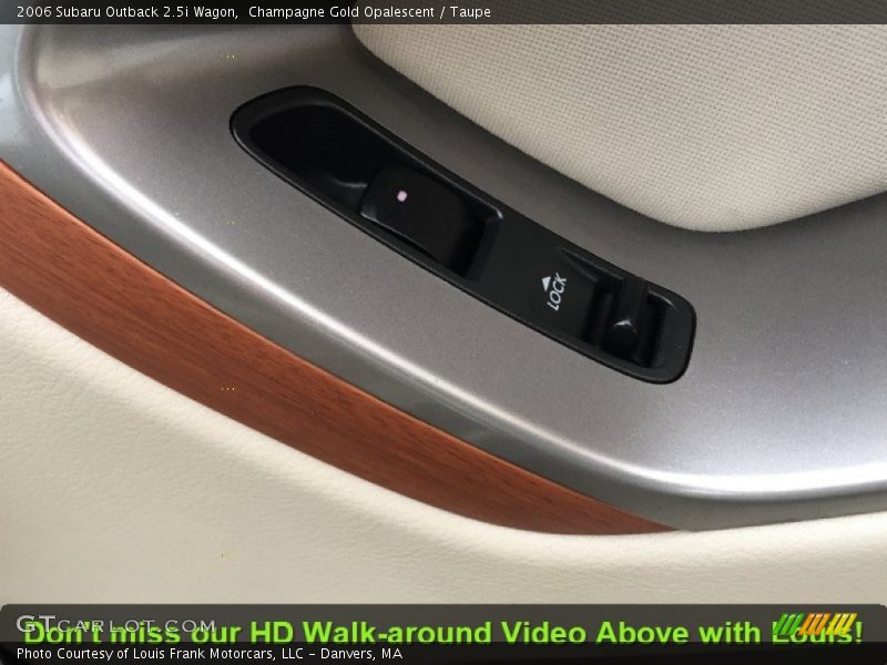 Champagne Gold Opalescent / Taupe 2006 Subaru Outback 2.5i Wagon