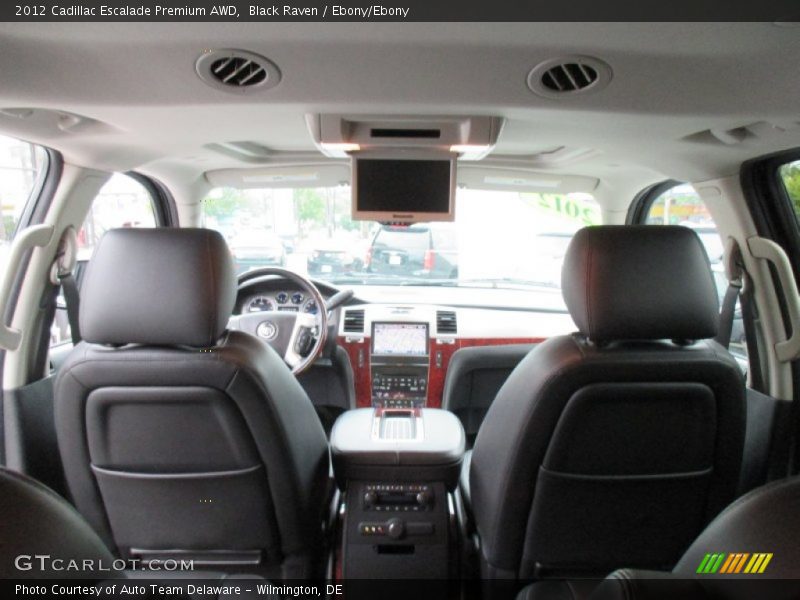 Black Raven / Ebony/Ebony 2012 Cadillac Escalade Premium AWD