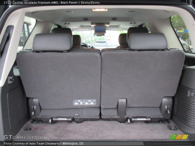 Black Raven / Ebony/Ebony 2012 Cadillac Escalade Premium AWD
