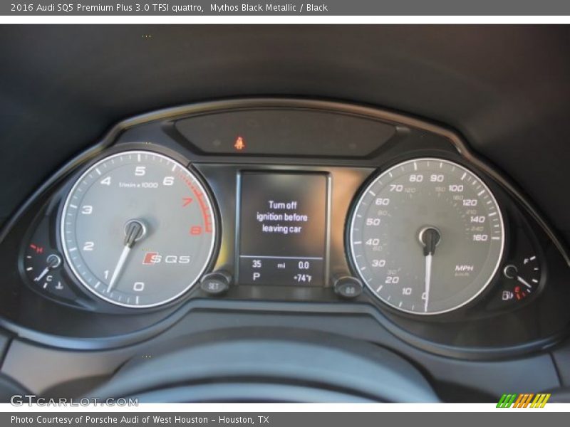 Mythos Black Metallic / Black 2016 Audi SQ5 Premium Plus 3.0 TFSI quattro