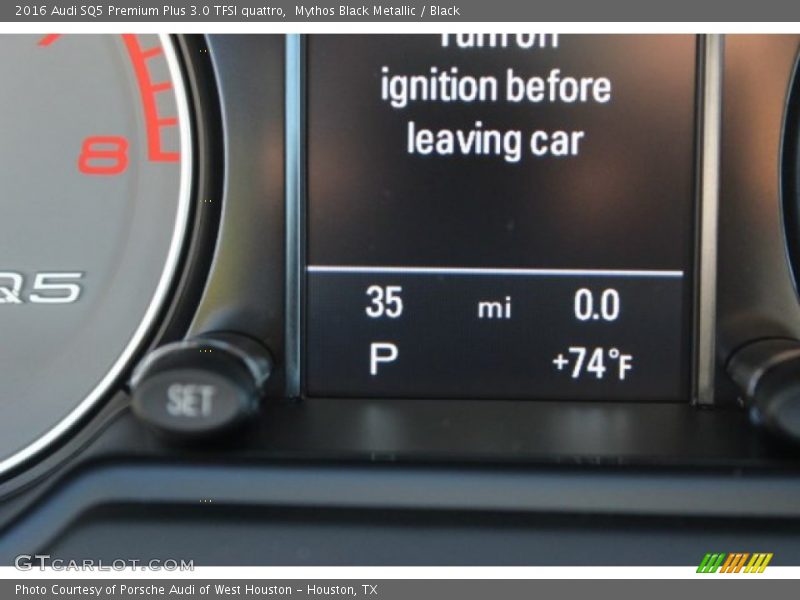 Mythos Black Metallic / Black 2016 Audi SQ5 Premium Plus 3.0 TFSI quattro