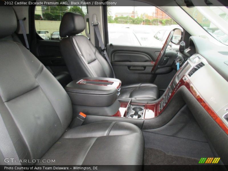 Black Raven / Ebony/Ebony 2012 Cadillac Escalade Premium AWD