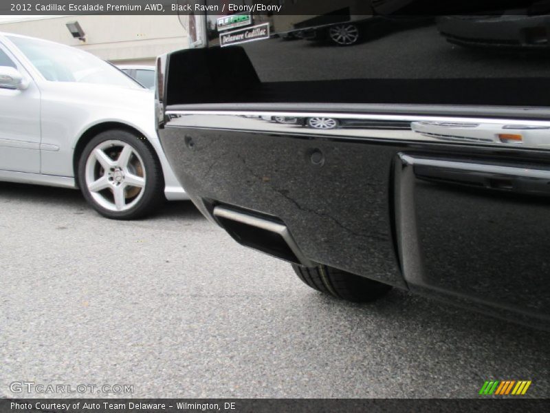 Black Raven / Ebony/Ebony 2012 Cadillac Escalade Premium AWD