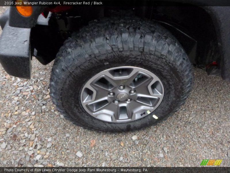 Firecracker Red / Black 2016 Jeep Wrangler Rubicon 4x4