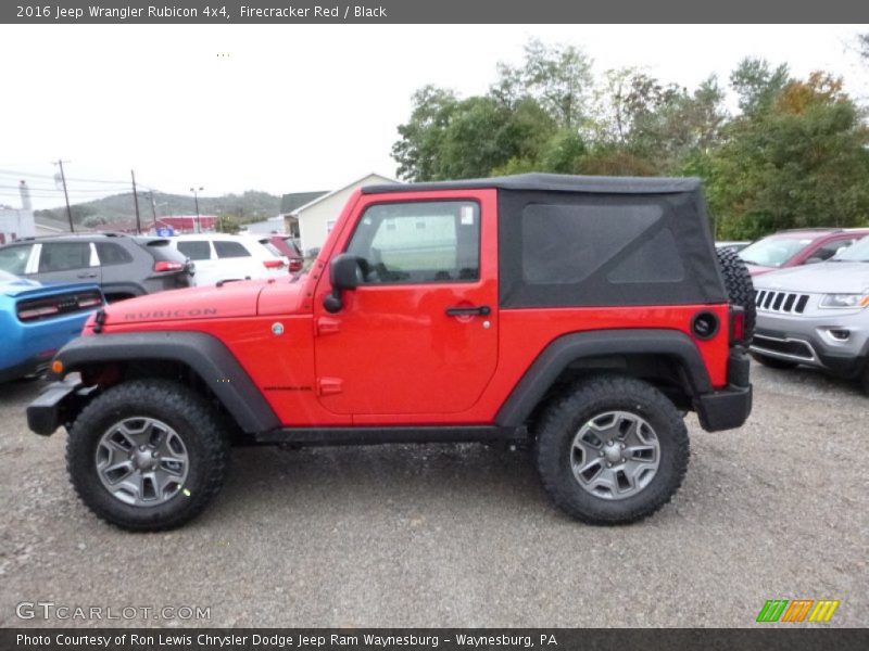 Firecracker Red / Black 2016 Jeep Wrangler Rubicon 4x4