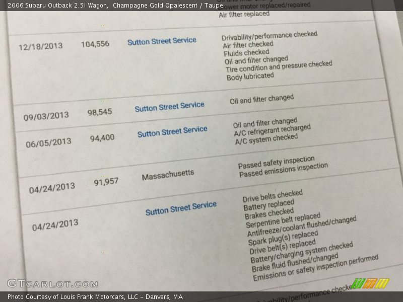 Champagne Gold Opalescent / Taupe 2006 Subaru Outback 2.5i Wagon
