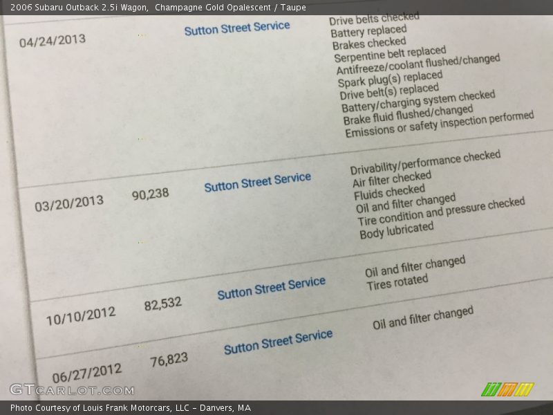 Champagne Gold Opalescent / Taupe 2006 Subaru Outback 2.5i Wagon