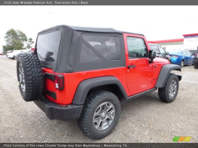 Firecracker Red / Black 2016 Jeep Wrangler Rubicon 4x4
