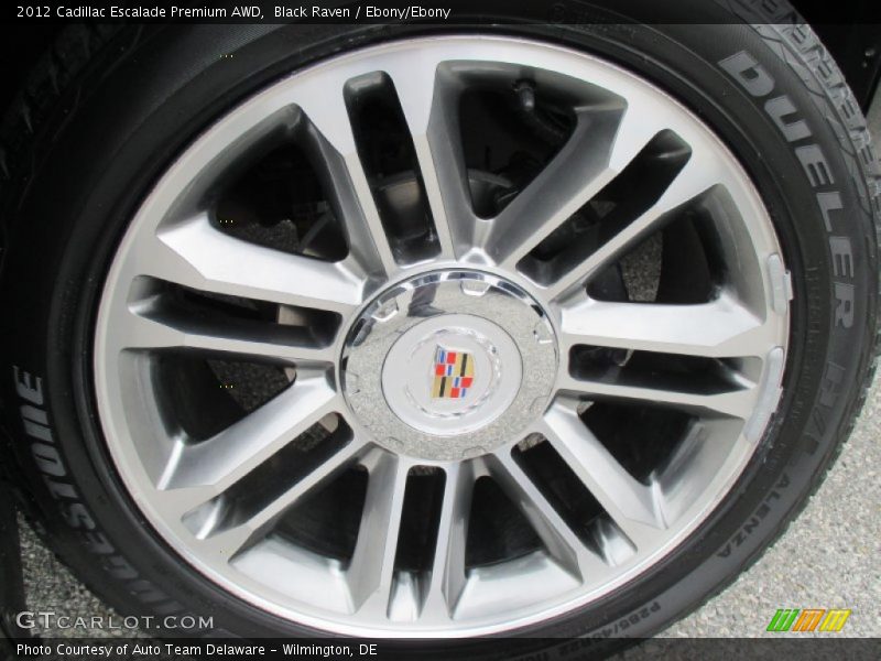 Black Raven / Ebony/Ebony 2012 Cadillac Escalade Premium AWD