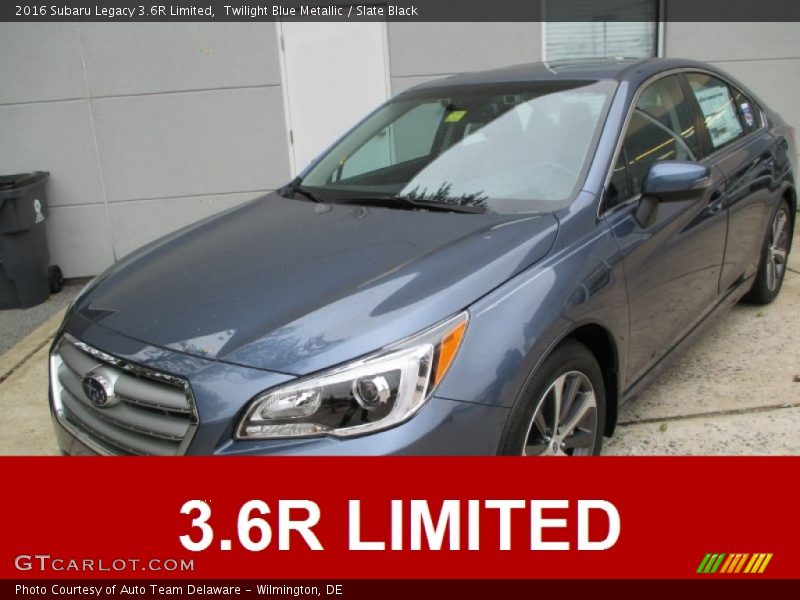 Twilight Blue Metallic / Slate Black 2016 Subaru Legacy 3.6R Limited