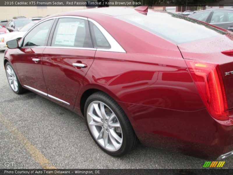 Red Passion Tintcoat / Kona Brown/Jet Black 2016 Cadillac XTS Premium Sedan