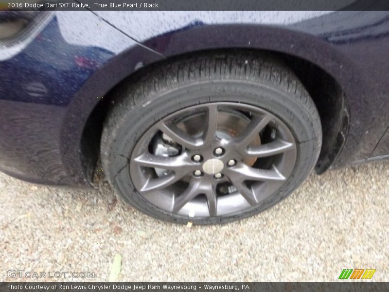 True Blue Pearl / Black 2016 Dodge Dart SXT Rallye