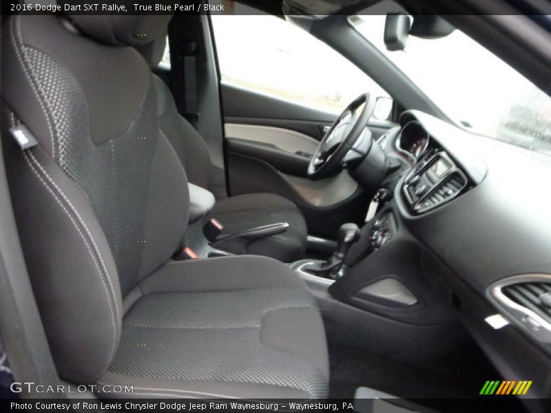 True Blue Pearl / Black 2016 Dodge Dart SXT Rallye