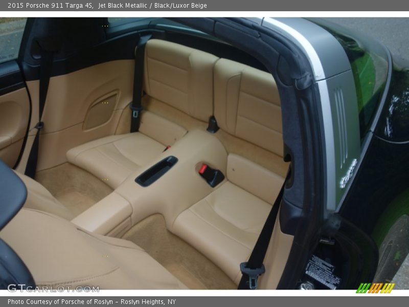 Rear Seat of 2015 911 Targa 4S