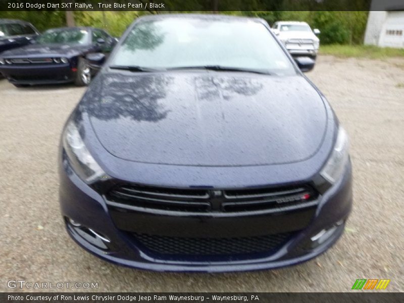 True Blue Pearl / Black 2016 Dodge Dart SXT Rallye