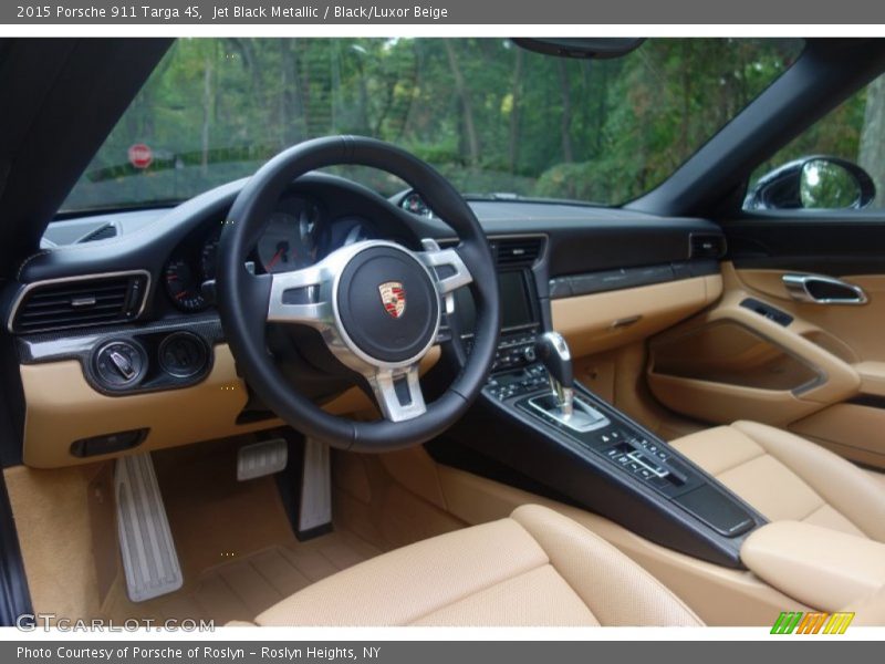 Black/Luxor Beige Interior - 2015 911 Targa 4S 
