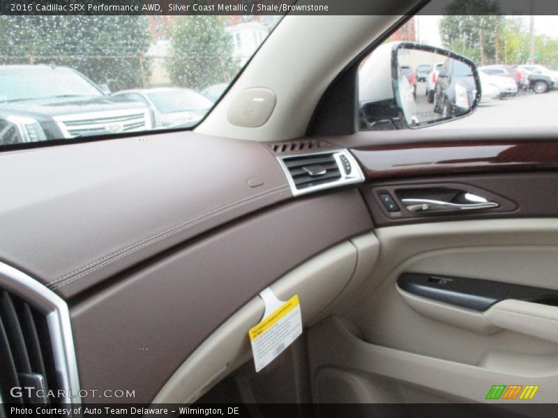 Silver Coast Metallic / Shale/Brownstone 2016 Cadillac SRX Performance AWD