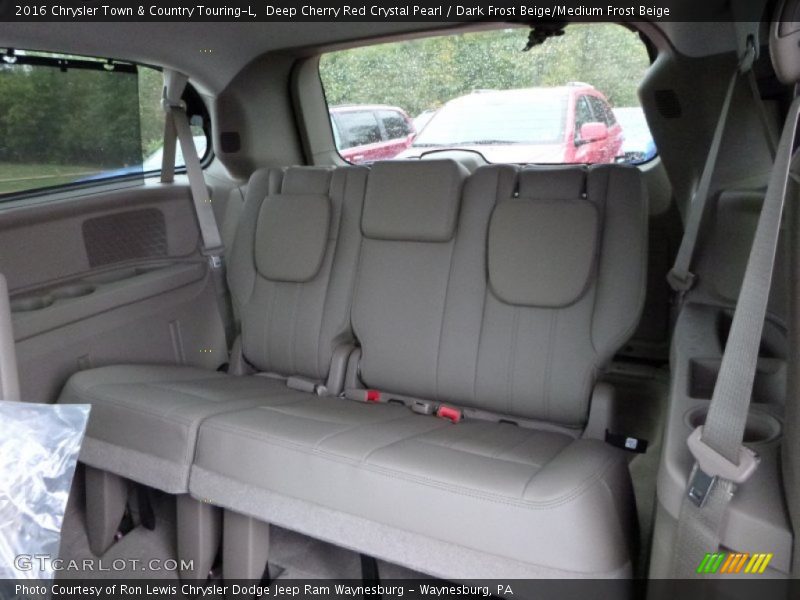 Deep Cherry Red Crystal Pearl / Dark Frost Beige/Medium Frost Beige 2016 Chrysler Town & Country Touring-L
