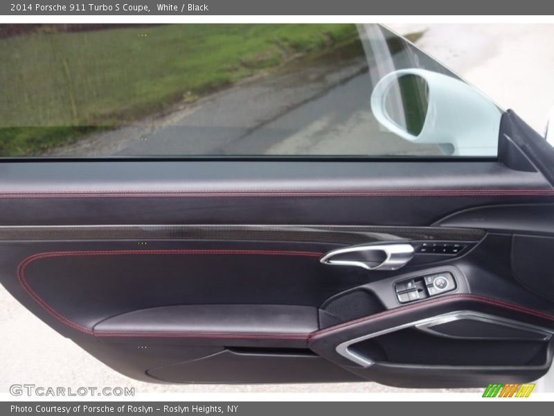 White / Black 2014 Porsche 911 Turbo S Coupe