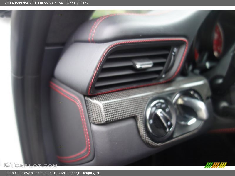 White / Black 2014 Porsche 911 Turbo S Coupe