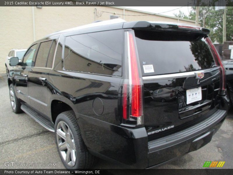 Black Raven / Jet Black 2015 Cadillac Escalade ESV Luxury 4WD