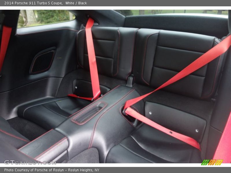 White / Black 2014 Porsche 911 Turbo S Coupe