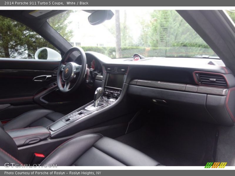 White / Black 2014 Porsche 911 Turbo S Coupe