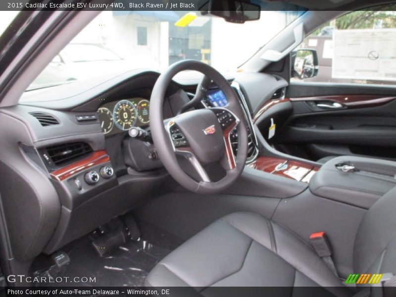 Jet Black Interior - 2015 Escalade ESV Luxury 4WD 