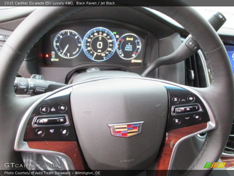 Black Raven / Jet Black 2015 Cadillac Escalade ESV Luxury 4WD
