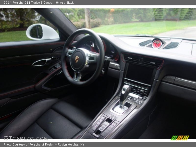White / Black 2014 Porsche 911 Turbo S Coupe
