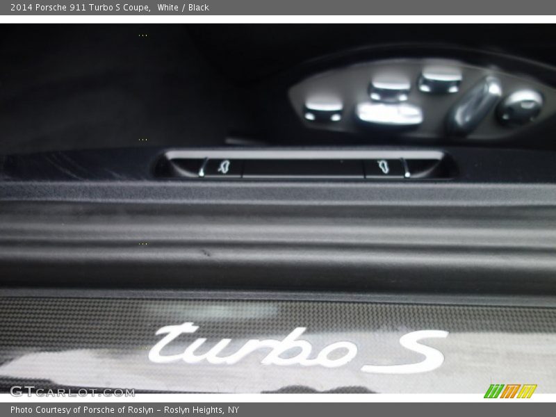 White / Black 2014 Porsche 911 Turbo S Coupe