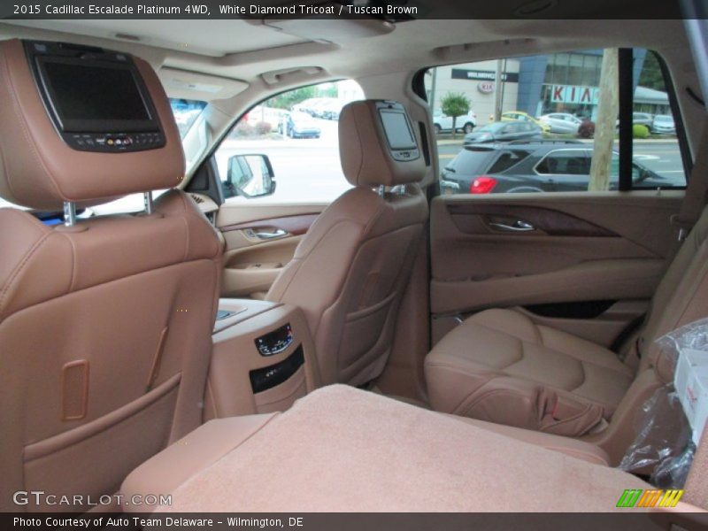 Rear Seat of 2015 Escalade Platinum 4WD