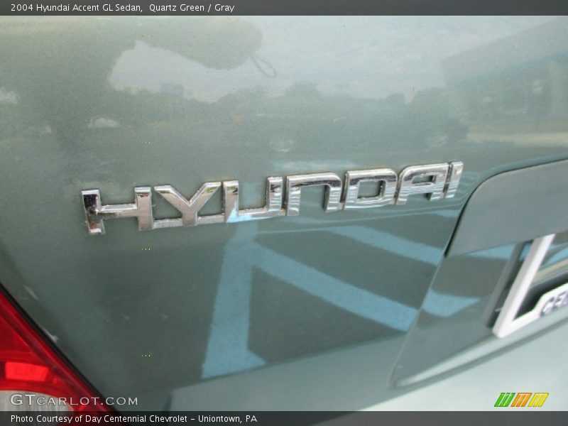 Quartz Green / Gray 2004 Hyundai Accent GL Sedan