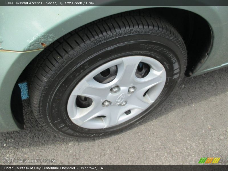 Quartz Green / Gray 2004 Hyundai Accent GL Sedan