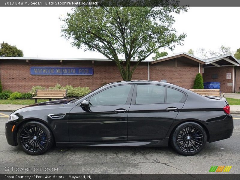 Black Sapphire Metallic / Black 2013 BMW M5 Sedan