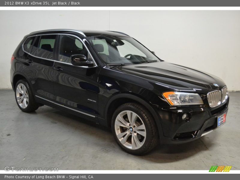 Jet Black / Black 2012 BMW X3 xDrive 35i
