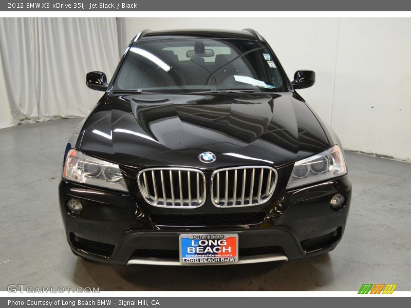 Jet Black / Black 2012 BMW X3 xDrive 35i