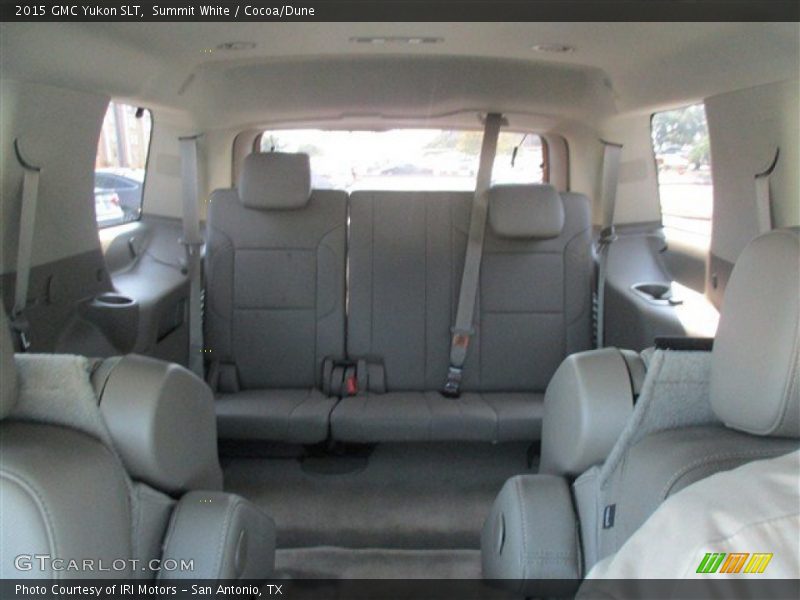 Summit White / Cocoa/Dune 2015 GMC Yukon SLT