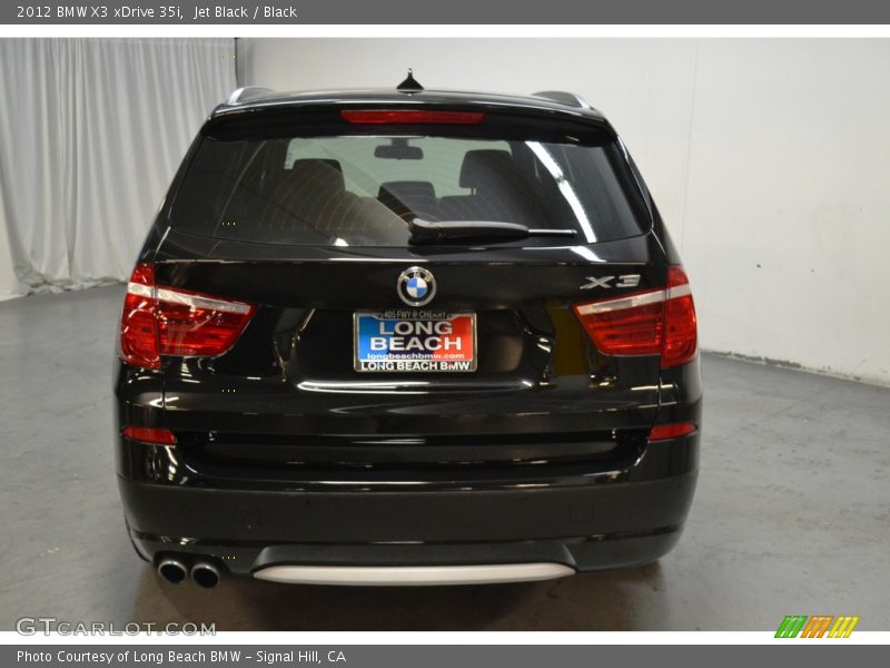 Jet Black / Black 2012 BMW X3 xDrive 35i