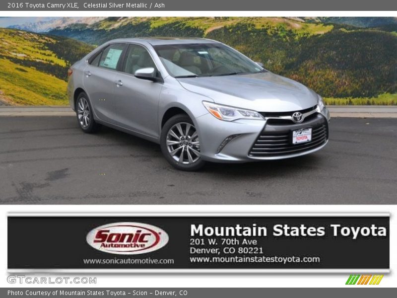 Celestial Silver Metallic / Ash 2016 Toyota Camry XLE