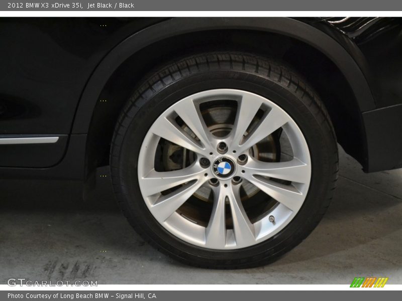 Jet Black / Black 2012 BMW X3 xDrive 35i