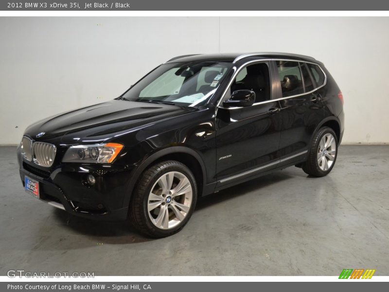 Jet Black / Black 2012 BMW X3 xDrive 35i