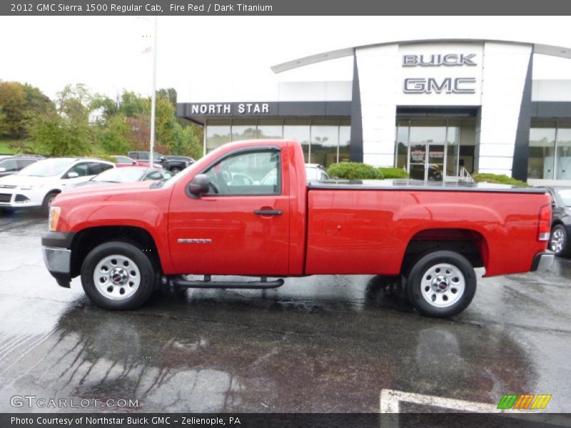 Fire Red / Dark Titanium 2012 GMC Sierra 1500 Regular Cab