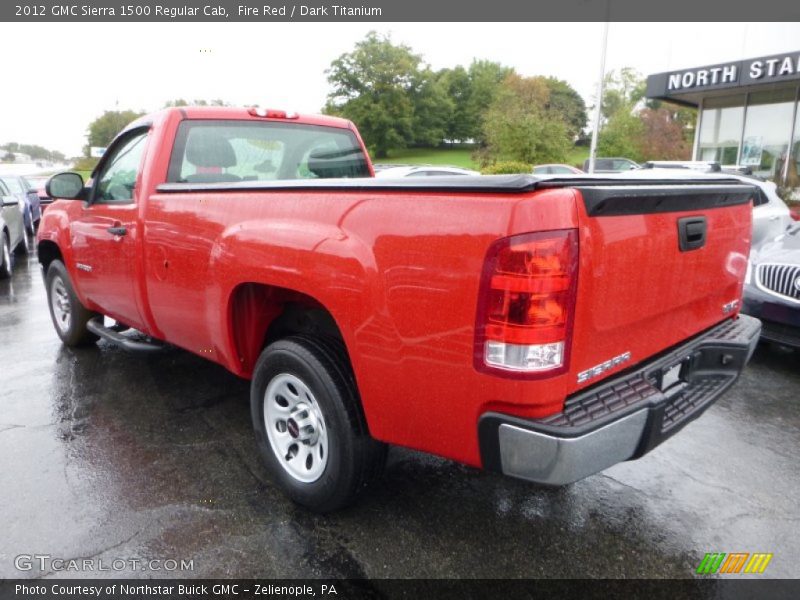 Fire Red / Dark Titanium 2012 GMC Sierra 1500 Regular Cab