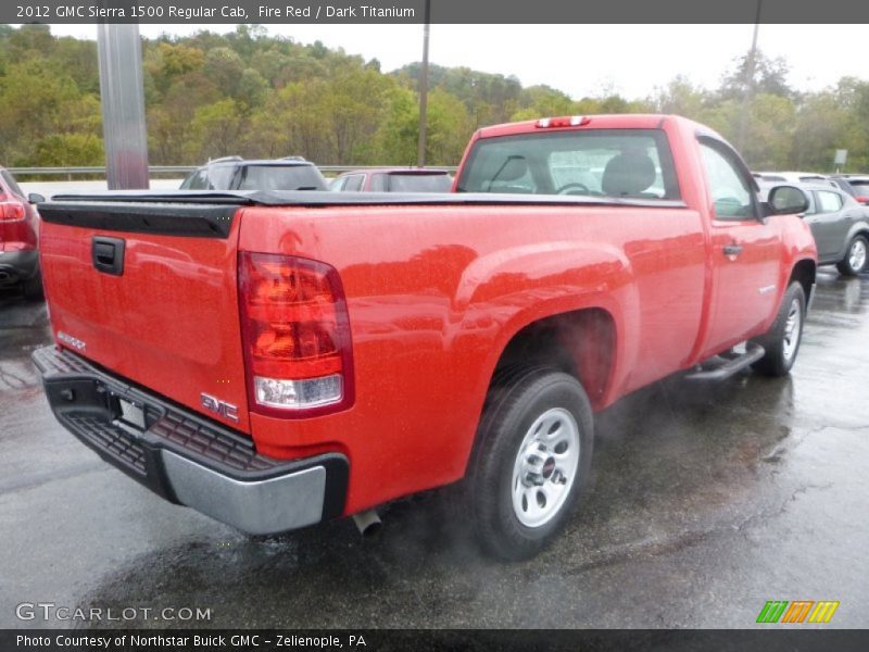 Fire Red / Dark Titanium 2012 GMC Sierra 1500 Regular Cab