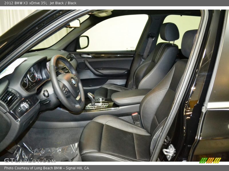 Jet Black / Black 2012 BMW X3 xDrive 35i