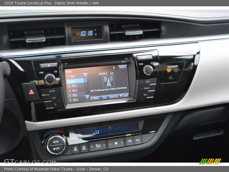 Classic Silver Metallic / Ash 2016 Toyota Corolla LE Plus