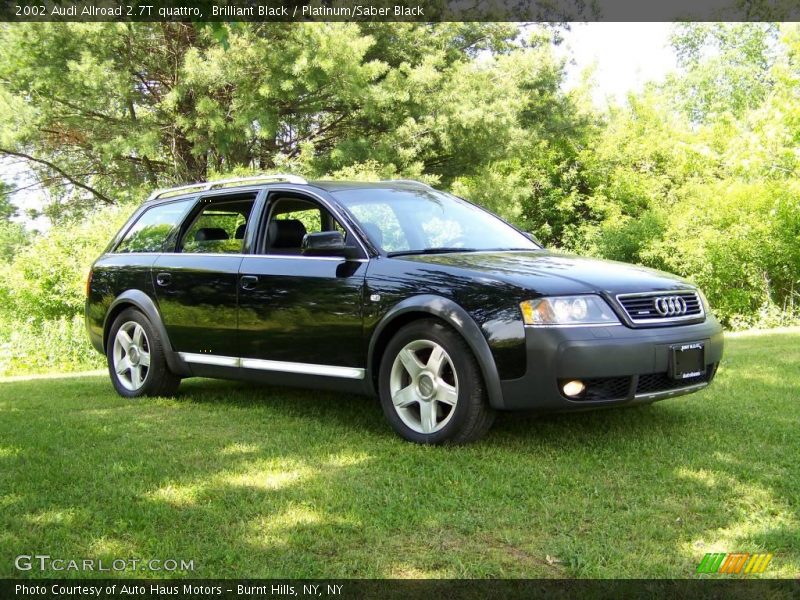 Brilliant Black / Platinum/Saber Black 2002 Audi Allroad 2.7T quattro