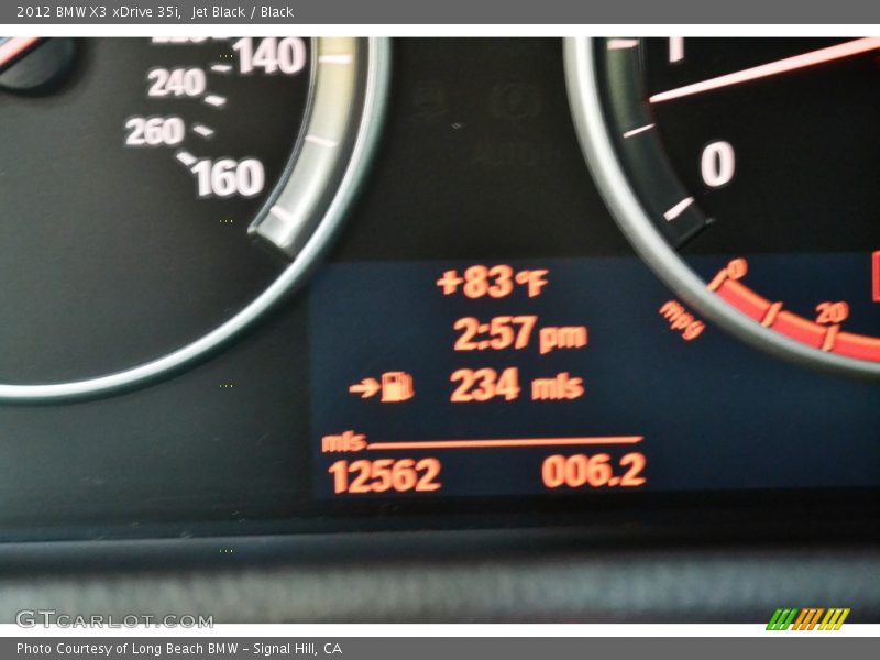 Jet Black / Black 2012 BMW X3 xDrive 35i
