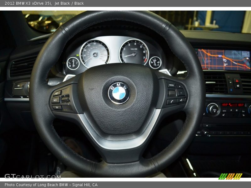 Jet Black / Black 2012 BMW X3 xDrive 35i